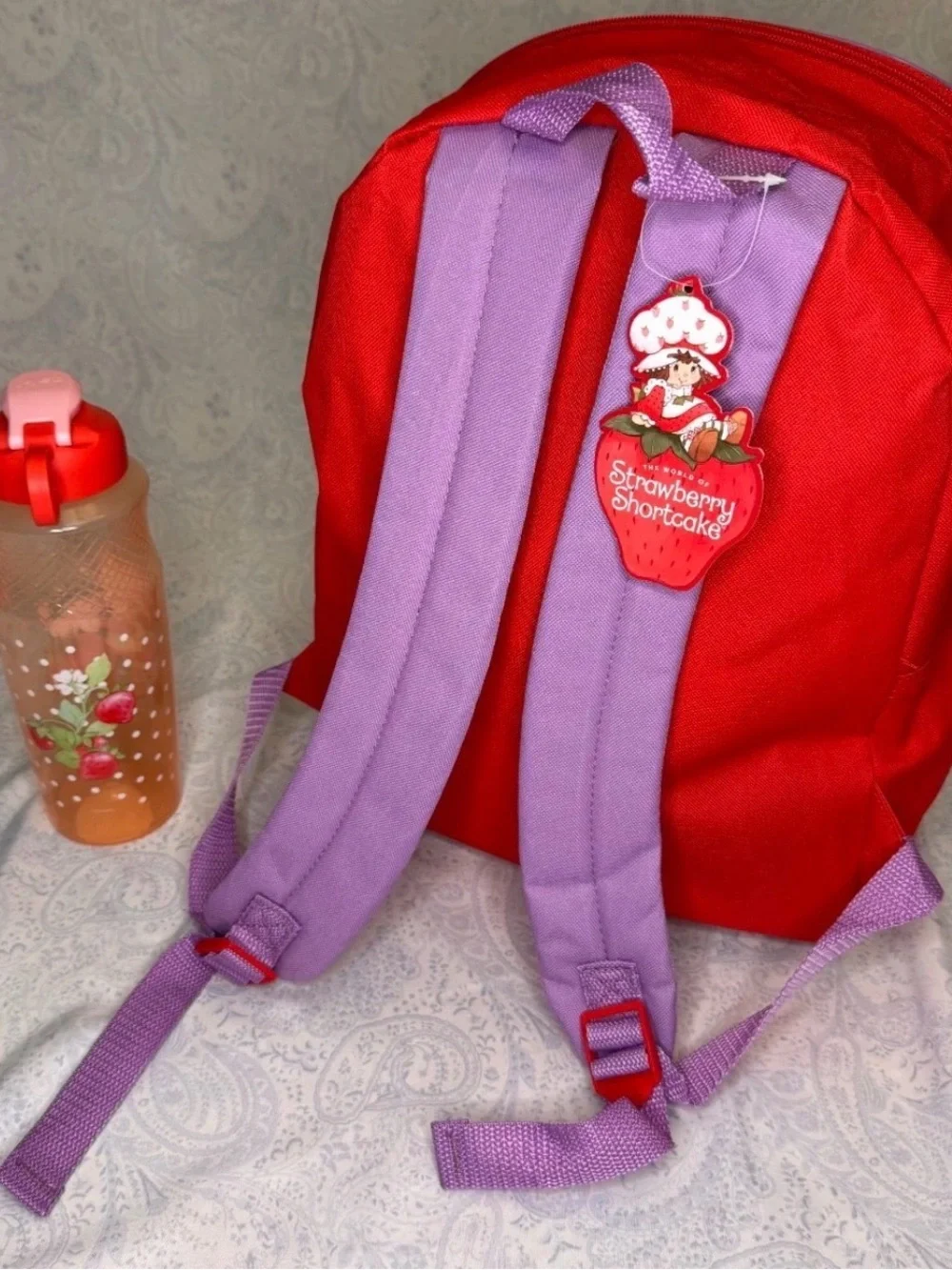 Strawberry Shortcake Kids Backpack in Pink & Purple